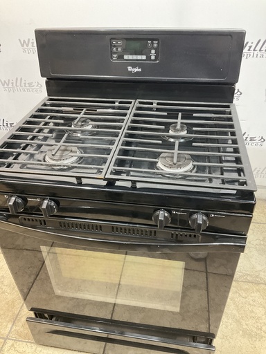 [106266] Whirlpool Used Natural Gas 30inches (Black) 
