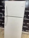 Frigidaire Used Refrigerator Top and Bottom 30x68 1/2” (White) 