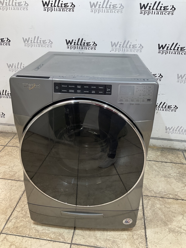 Whirlpool Used Washer Front-load 27inches (Grey) 