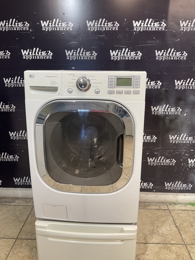 [106298] Lg Used Washer Front-load 27inches (White) 