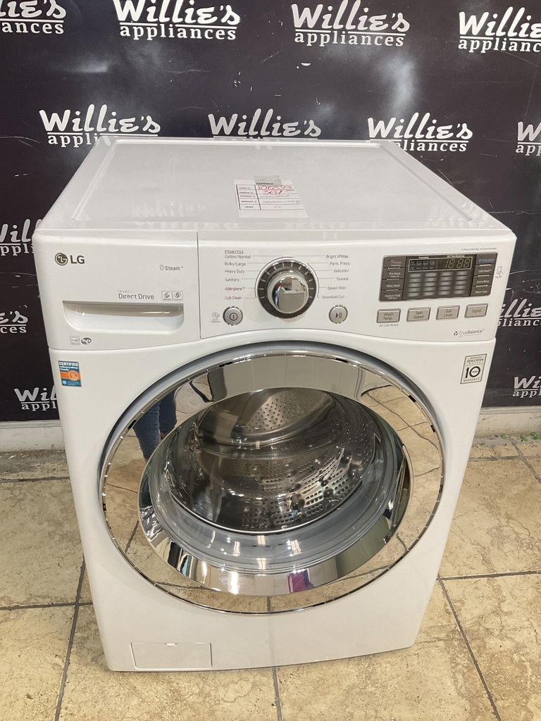 Lg Used Washer Front-load 27inches (White) 