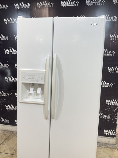 [106325] Maytag Used Refrigerator Side by Side 36x69 1/2” (White) 
