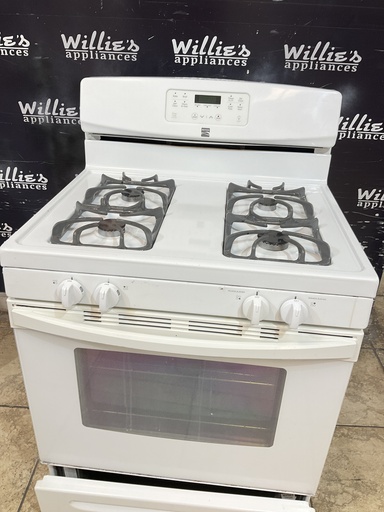 [106356] Kenmore Used Natural Gas Stove 30inches (White) 