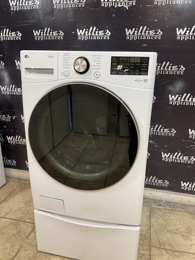 [106352] Lg Used Washer Front-load 27inches (white) 