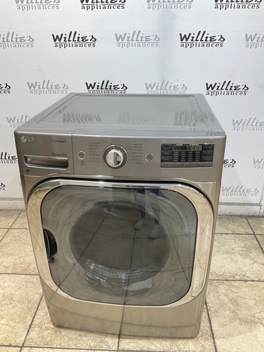 [106360] Lg Used Electric Dryer 220volts (30 AMP) 29inches {4 prong} (Grey)