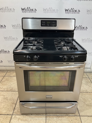 [106395] Frigidaire Used Natural Gas Stove 30inches  (Stainless Steel) 