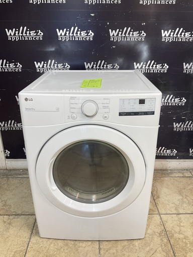 [106431] Lg Used Electric Dryer 27inches {no cord} (White) 