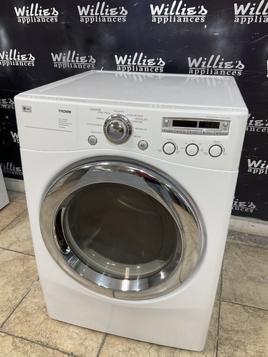 [106408] Lg Used Electric Dryer 27inches {4 prong} (White) 