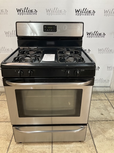 [106418] Frigidaire Used Natural Gas Stove 30inches (Stainless Steel) 