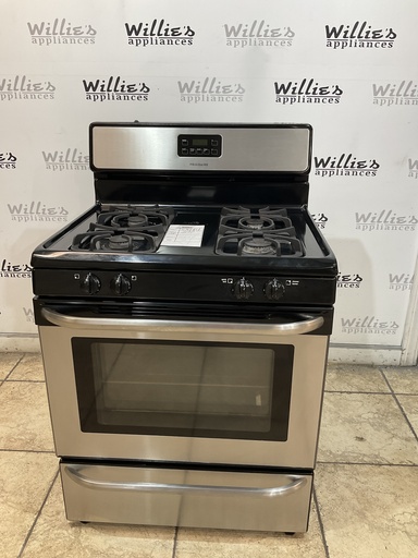 [106414] Frigidaire Used Natural Gas Stove 30inches (Stainless Steel) 