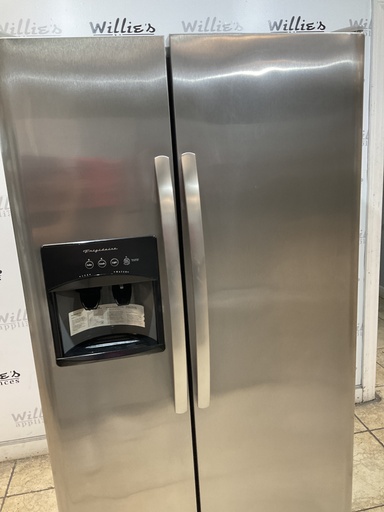 [106433] Frigidaire Used Refrigerator Side by Side 36 1/2” x 69” (Stainless Steel) 