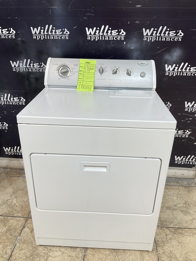 [106503] Whirlpool Used Electric Dryer 29inches {3 prong} 
