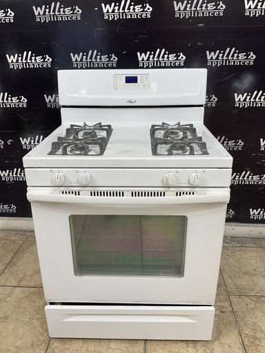 [106528] Whirlpool Used Natural Gas Stove 30inches (White)