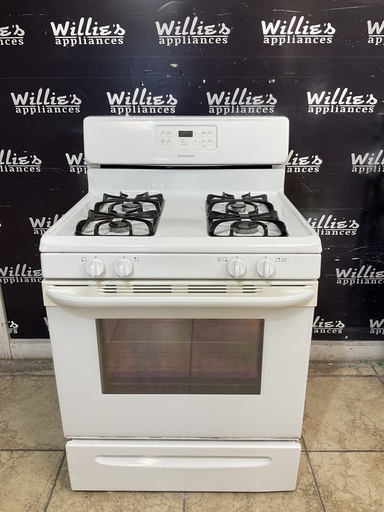 [106525] Frigidaire Used Natural Gas Stove 30inches (White) 