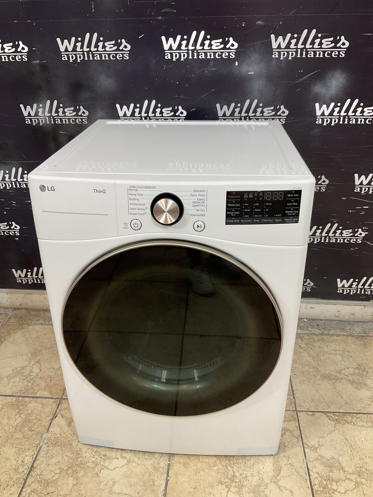 Lg Used Electric Dryer 220volts (30 AMP) 27inches {3 prong} (White) 