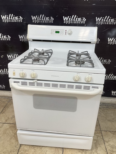 [106556] Hotpoint Used Natural Gas Stove 30inches (White) 
