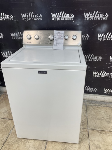 [106571] Maytag Used Washer Top-load 27inches (white) 