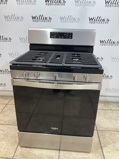 [106581] Whirlpool Used Natural Gas Stove 30inches (Stainless Steel) 