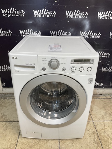 [106586] Lg Used Washer Front-load 27inches (White) 