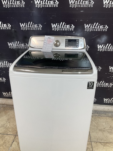 [106603] Samsung Used Washer Top-load 27inches (White) 