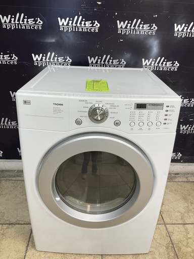 [106598] Lg Used Electric Dryer 220volts (30 AMP) 27inches {3 prong} (White) 