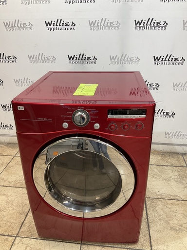 [106593] Lg Used Electric Dryer 220volts (30 AMP) 27inches {3 prong} (Red) 