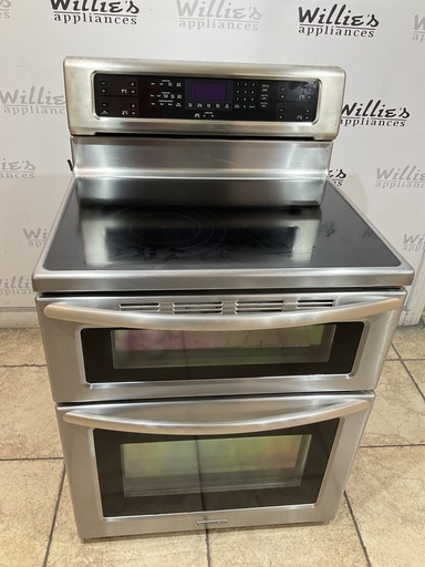[106620] KitchenAid Used Electric Stove 220volts (40/50 AMP) 30inches {3 prong} (Stainless steel) 