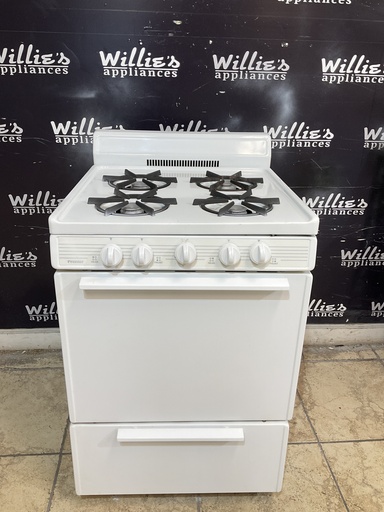 [106676] Premier Used Natural Gas Stove 24inches (White) 
