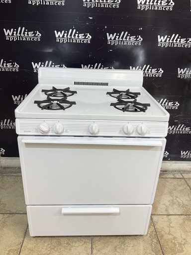 [106679] Premier Used Natural Gas Stove 30inches (White) 