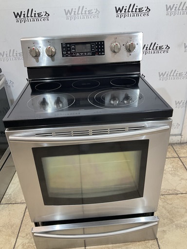 [106662] Samsung Used Electric Stove 220volts (40/50 AMP) 30inches {3 prong} (Stainless steel) 