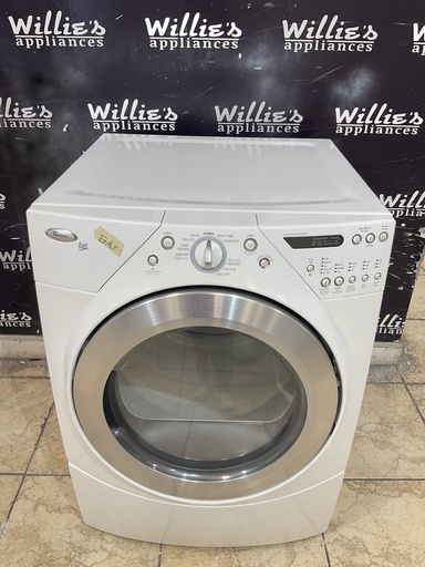 [106687] Whirlpool Used Natural Gas Dryer 27inches (White) 
