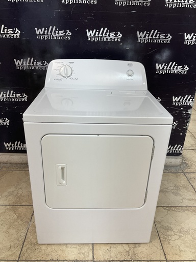 [106682] Roper Used Electric Dryer 220volts (30 AMP) 29inches {3 prong} (White) 