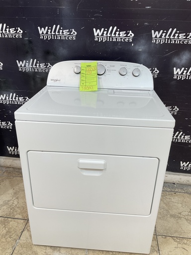 [106806] Whirlpool Used Electric Dryer 220volts (40/50 AMP) 29inches {3 prong} (White) 