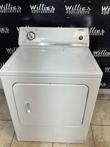 [106858] Whirlpool Used Electric Dryer 220volts (30 AMP) 29inches {3 prong} (White) 