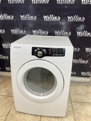 [106869] Samsung Used Electric Dryer 220volts (30 AMP) 27inches {3 prong} (White)