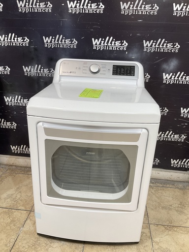 [106871] Lg Used Electric Dryer 220volts (30 AMP) 27inches {3 prong} (white) 