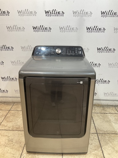 [106929] Samsung Used Electric Dryer 220volts (30 AMP) 27inches {no cord} (Grey) 