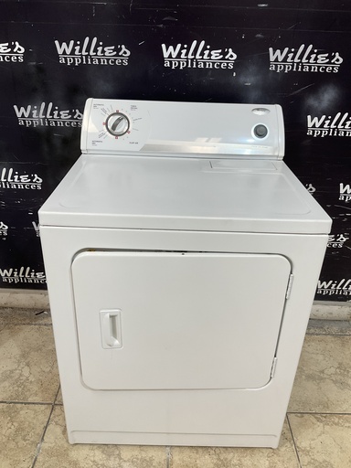 [106946] Whirlpool Used Electric Dryer 220volts (30 AMP) 29inches {no cord} (white) 