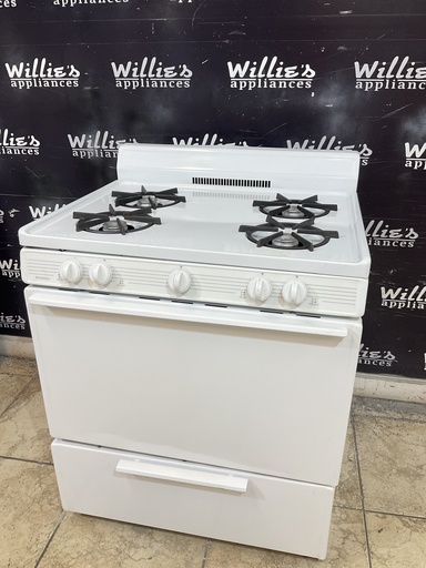 [106957] Premier Used Natural Gas Stove 30inches (white) 