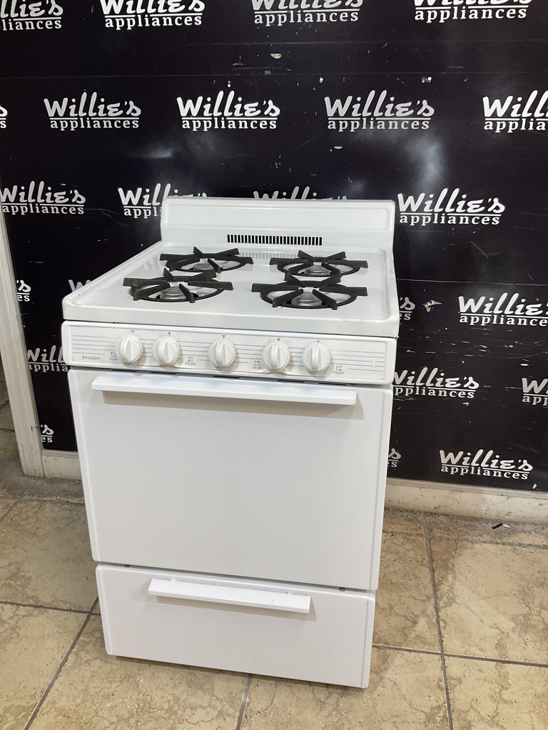 Premier Used Natural Gas Stove 24inches (white) 