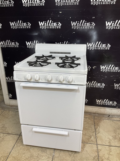 [106938] Premier Used Natural Gas Stove 24inches (white) 