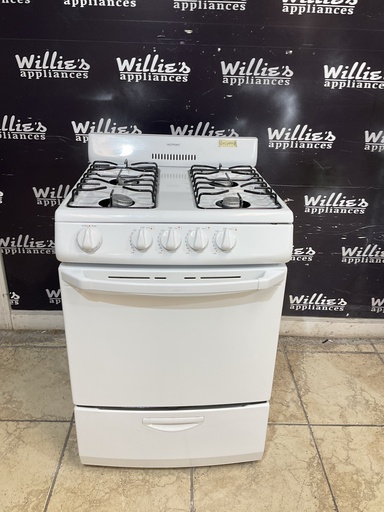 [106954] Hotpoint Used Gas Propane Stove 24inches (White) 