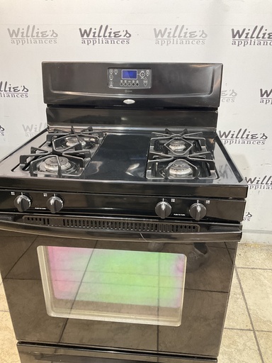 [106979] Whirlpool Used Natural Gas Stove 30inches (Black) 