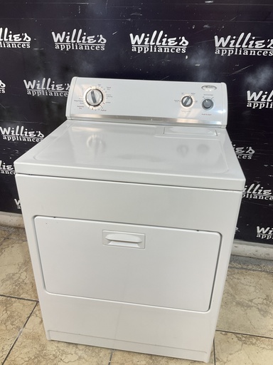 [106994] Whirlpool Used Electric Dryer 220volts (30 AMP) 29inches {4 prong} (White) 