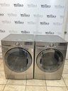 Lg Used Electric Set Washer/Dryer Front-load 220volts {3 prong} 27inches {3 prong}  (Grey) 