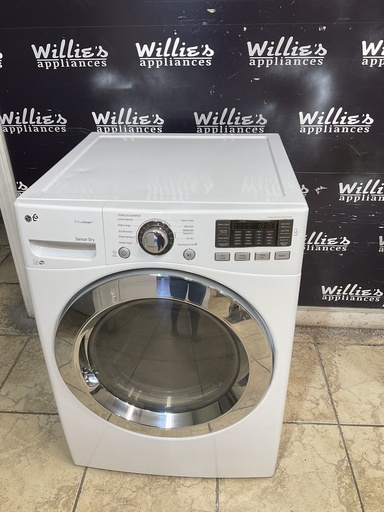 [106972] Lg Used Natural Gas Dryer 27inches (White) 