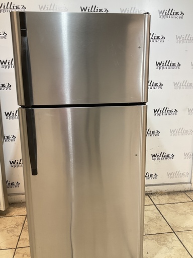 [107095] Kenmore Used Refrigerator Top and Bottom 30x66 1/2” (Stainless Steel) 