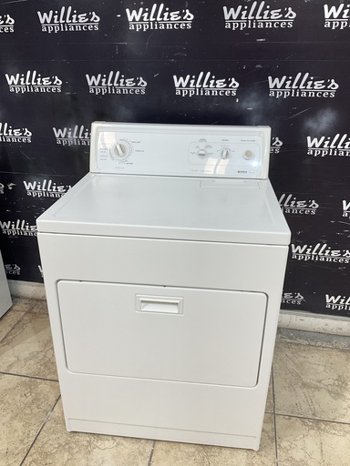 [107186] Kenmore Used Electric Dryer 220volts (30 AMP) 29inches {3 prong} (White) 