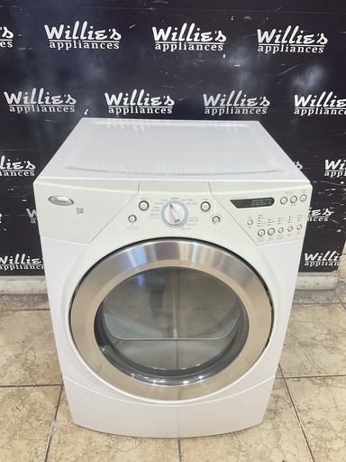 [107238] Lg Used Electric Dryer 220volts (30 AMP) 27inches (White) 