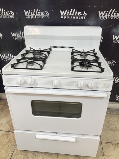 [107282] Premier Used Natural Gas Stove 30inches (White) 